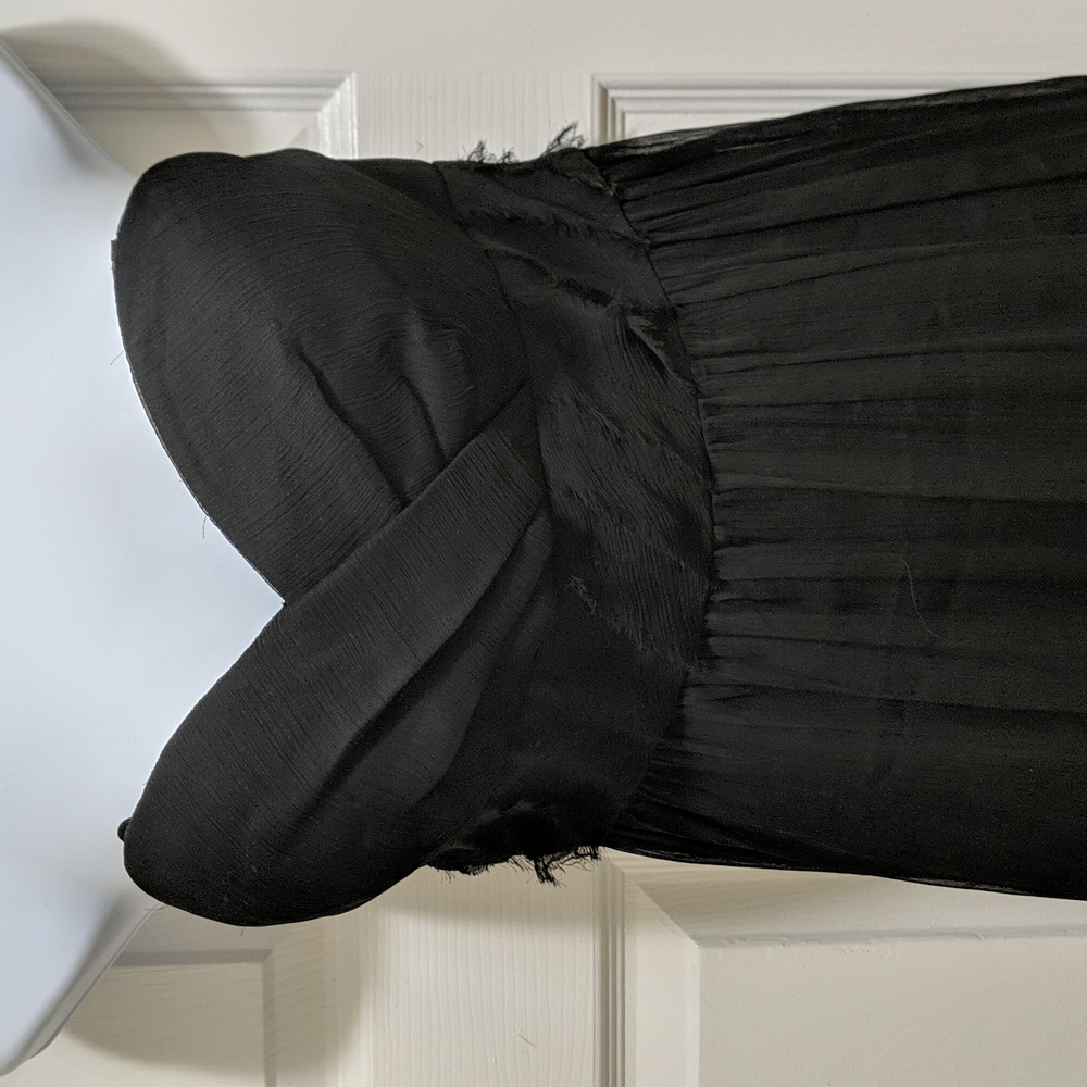 BCBGeneration Black Strapless Maxi Dress